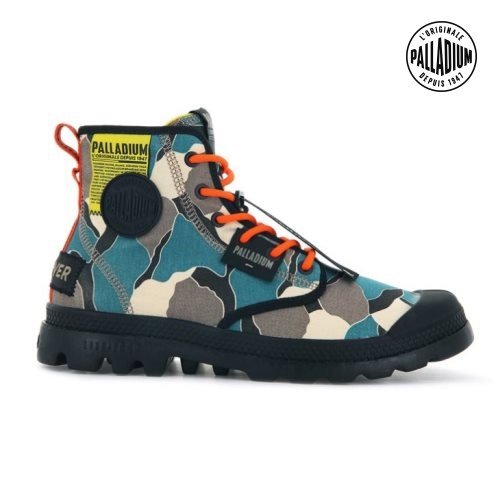 Palladium Pampa Lite Overlab Laarzen Heren Camo | NL 23TRSFE